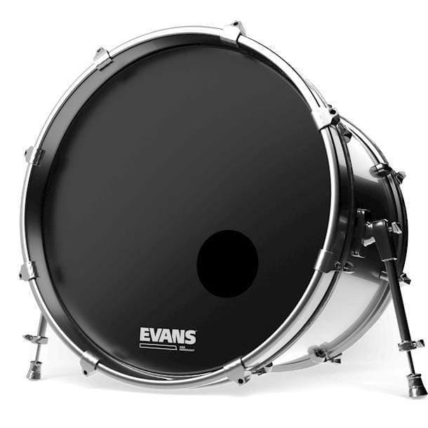 Evans 20" EQ3 Reso Black Smooth Bass Drum Head-Evans-Infinite Music