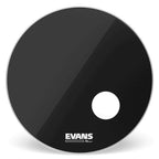 Evans 20" EQ3 Reso Black Smooth Bass Drum Head-Evans-Infinite Music