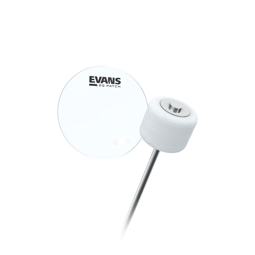 Evans EQPC1 Clear Non Slip Plastic Bass Drum Patch-Evans-Infinite Music