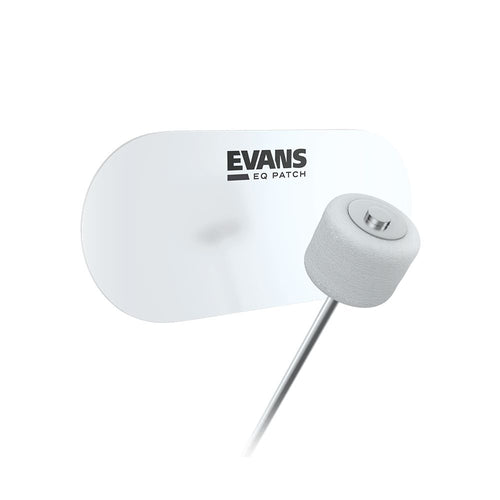 Evans EQPC2 Clear Non Slip Plastic Double Bass Drum Patch-Evans-Infinite Music