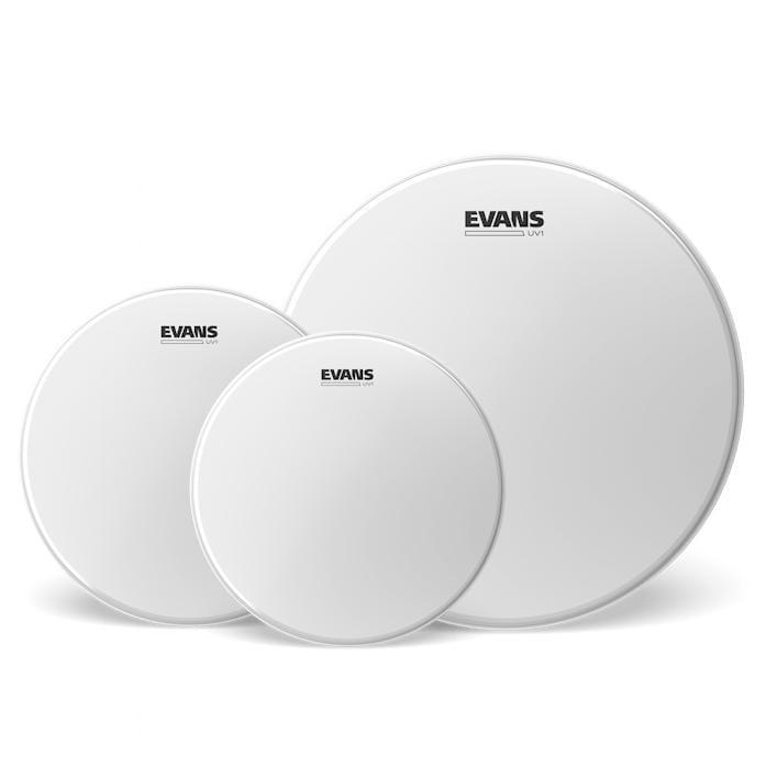 Evans UV1 Coated Fusion Drum Heads Tom Pack (10", 12", 14")-Evans-Infinite Music
