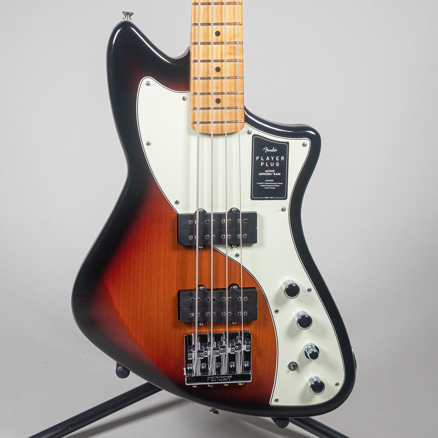 Fender Player Plus Active Meteora Bass Guitar - 3 Color Sunburst-Fender-Infinite Music
