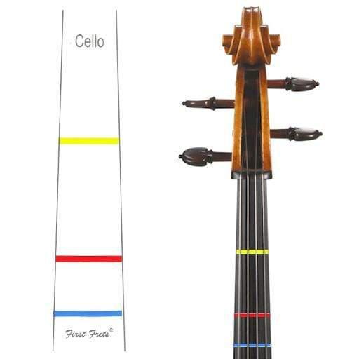 First Fret Stickers For Cello - 1/2-Dont Fret-Infinite Music