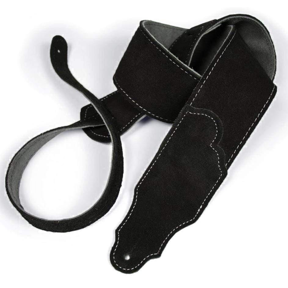Franklin 2.5" Black Suede Guitar Strap-Franklin-Infinite Music