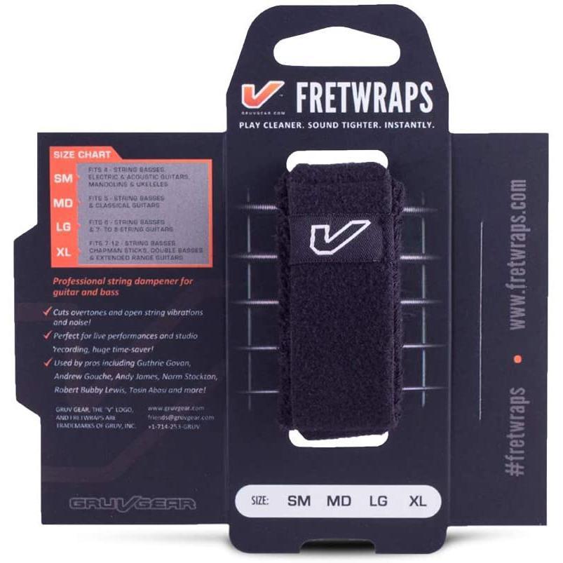 Fretwraps String Muters Black-Gruv Gear-Infinite Music