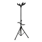 Fretz FGS-33T2 Heavy Duty Self-Locking Double Guitar Stand Black-Fretz-Infinite Music