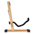 Fretz 'Woodie 5' Wooden Folding A-Frame Acoustic and Electric Guitar Stand - Natural-Woodie-Infinite Music