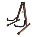 Fretz 'Woodie 5' Wooden Folding A-Frame Acoustic and Electric Guitar Stand - Walnut-Woodie-Infinite Music