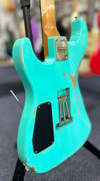 Friedman Cali HH FR - Ebony FB - Sea Foam Green Medium Aged Relic W/ Hardcase-Friedman-Infinite Music