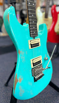 Friedman Cali HH FR - Ebony FB - Sea Foam Green Medium Aged Relic W/ Hardcase-Friedman-Infinite Music