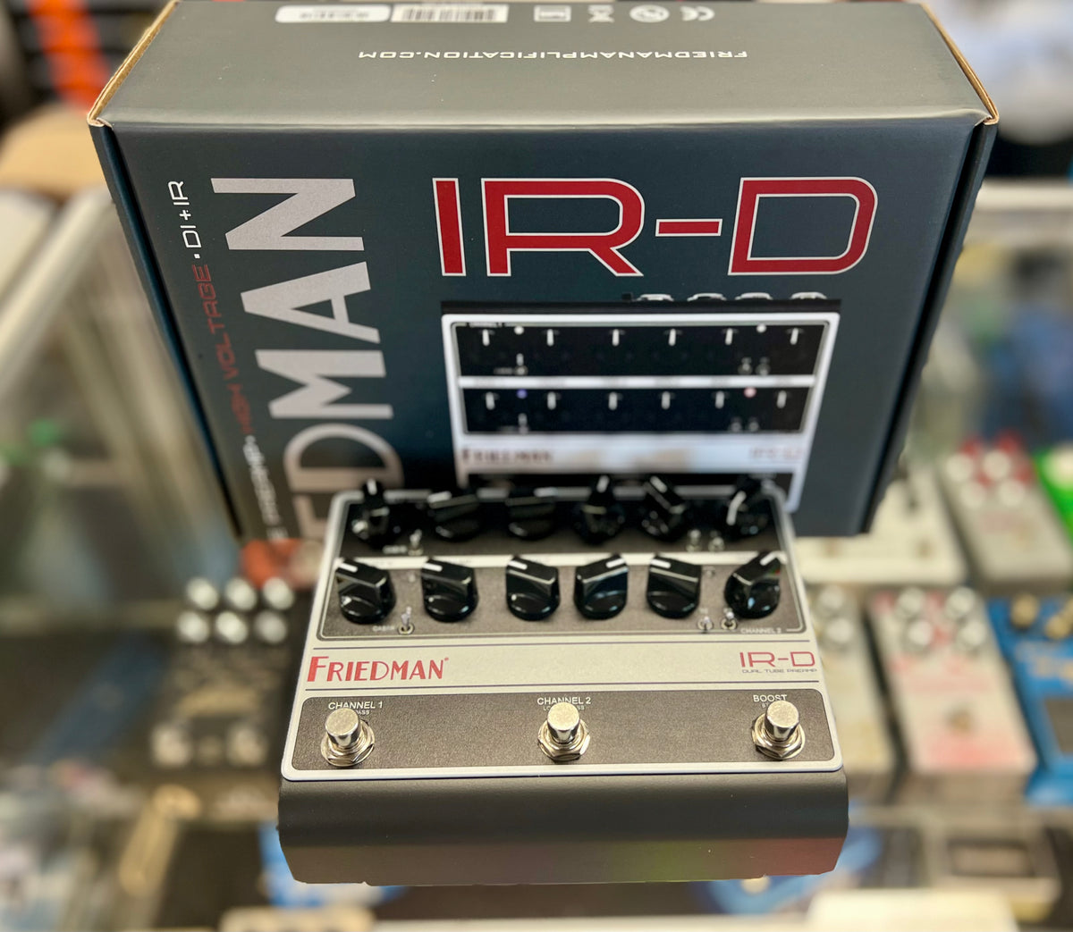 Friedman IR-D Dual-channel Tube Preamp / Pedal with Box & Accessories (Pre Owned...MINT)-Friedman-Infinite Music