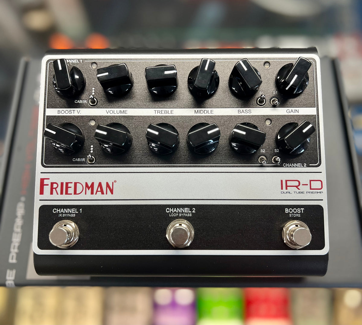 Friedman IR-D Dual-channel Tube Preamp / Pedal with Box & Accessories (Pre Owned...MINT)-Friedman-Infinite Music