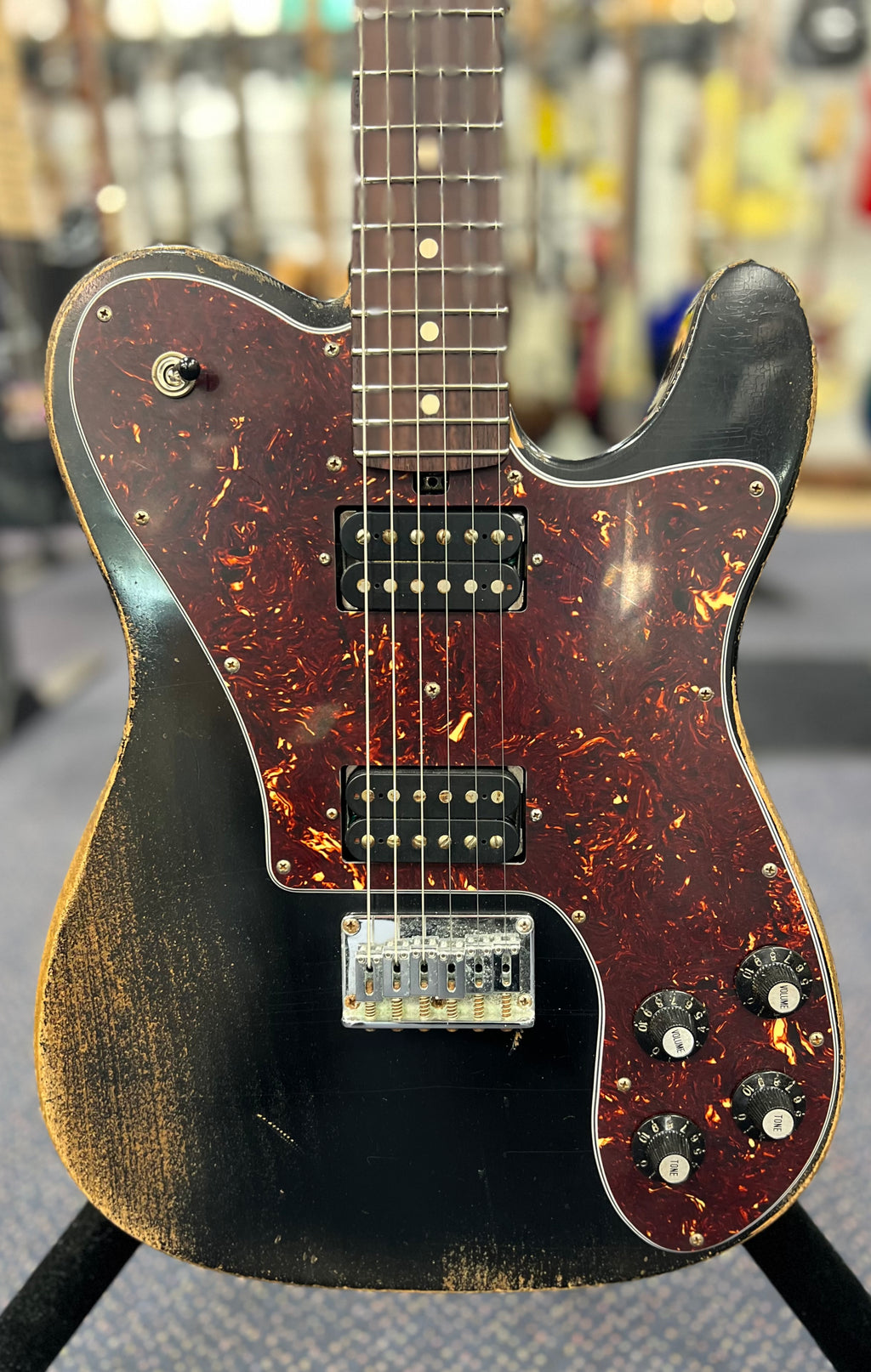 Friedman Vintage T HH - Rosewood FB - Black Nitro Medium Heavy Aged Relic-Friedman-Infinite Music