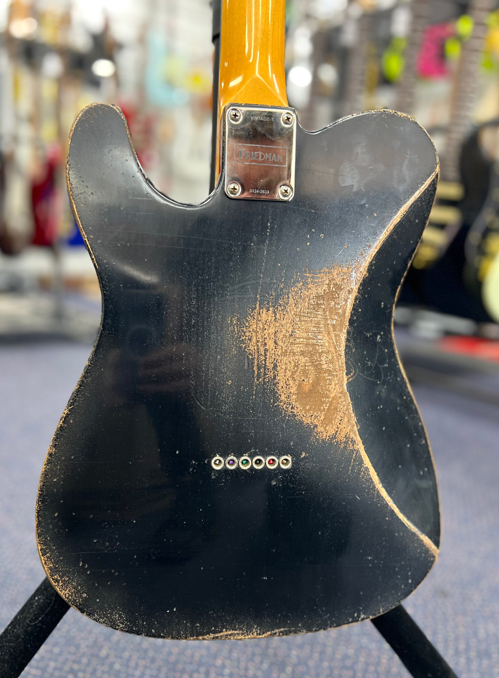 Friedman Vintage T HH - Rosewood FB - Black Nitro Medium Heavy Aged Relic-Friedman-Infinite Music