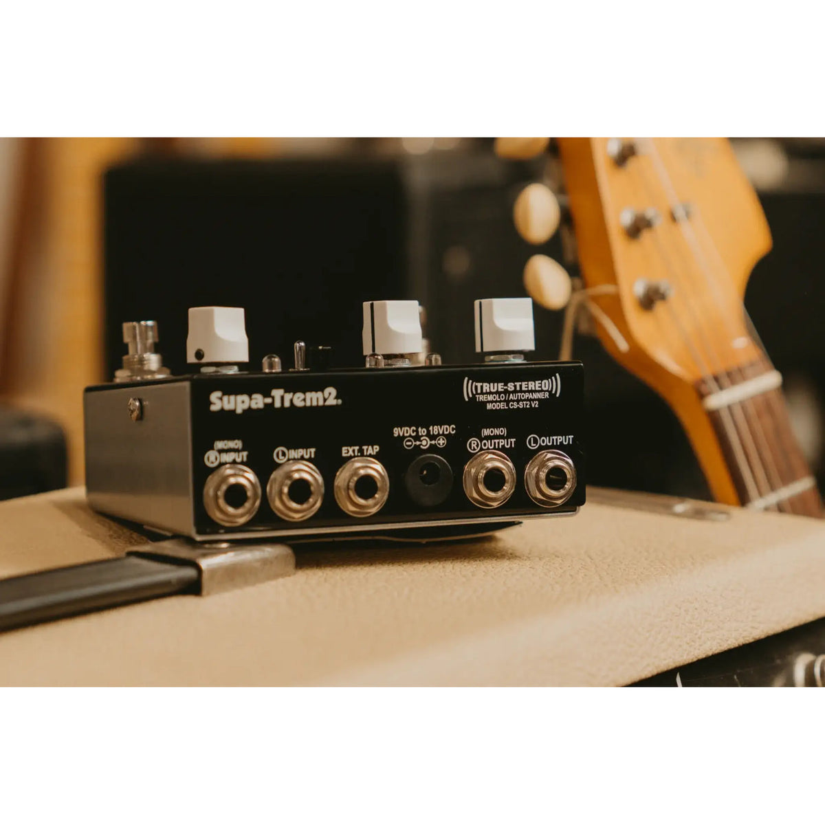 Fulltone CS ST2 Supa-Trem v2 Custom Shop Analog Stereo Pan / Tremolo Pedal-Fulltone-Infinite Music