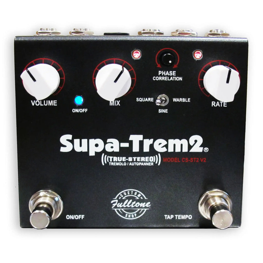 Fulltone CS ST2 Supa-Trem v2 Custom Shop Analog Stereo Pan / Tremolo Pedal-Fulltone-Infinite Music