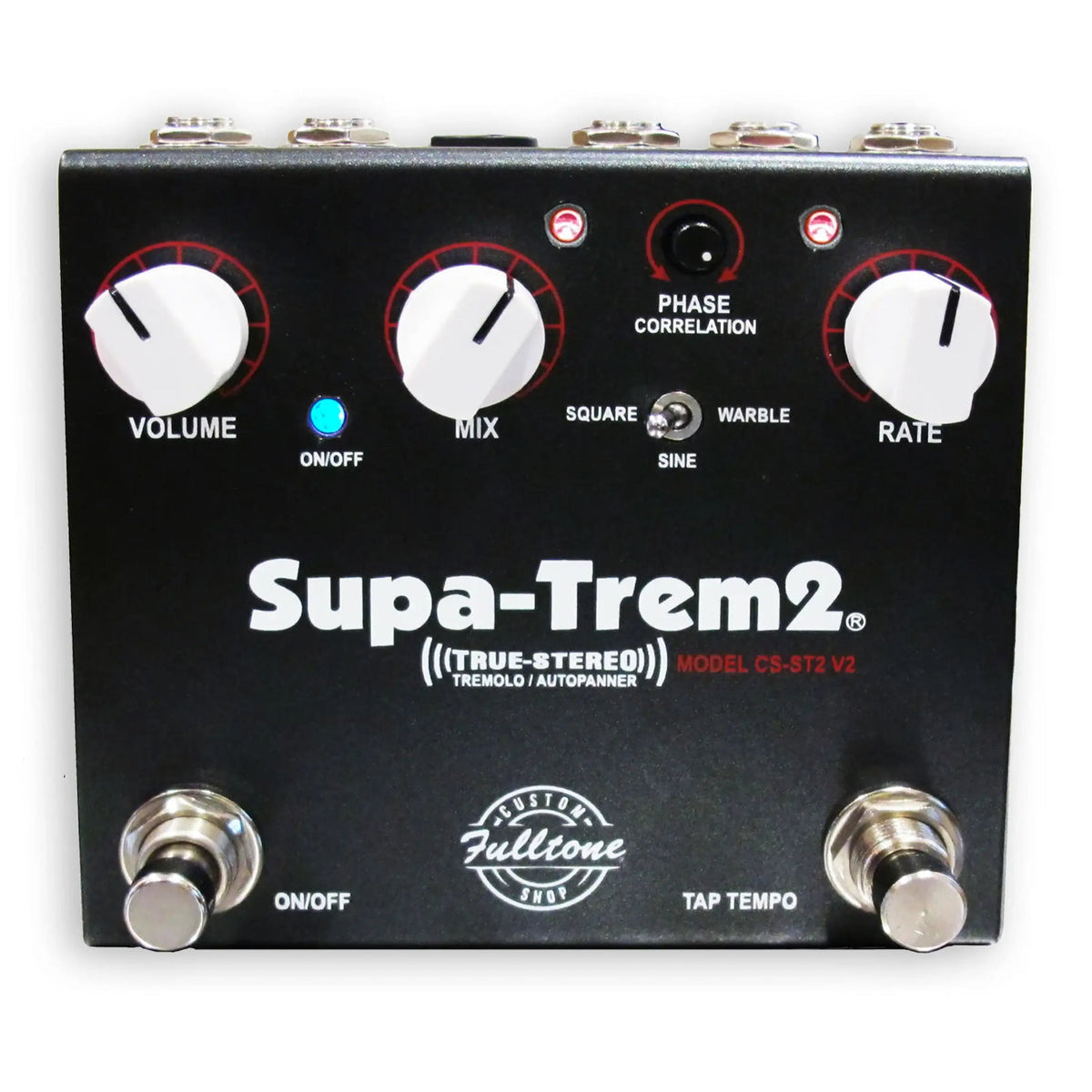 Fulltone CS ST2 Supa-Trem v2 Custom Shop Analog Stereo Pan / Tremolo Pedal-Fulltone-Infinite Music