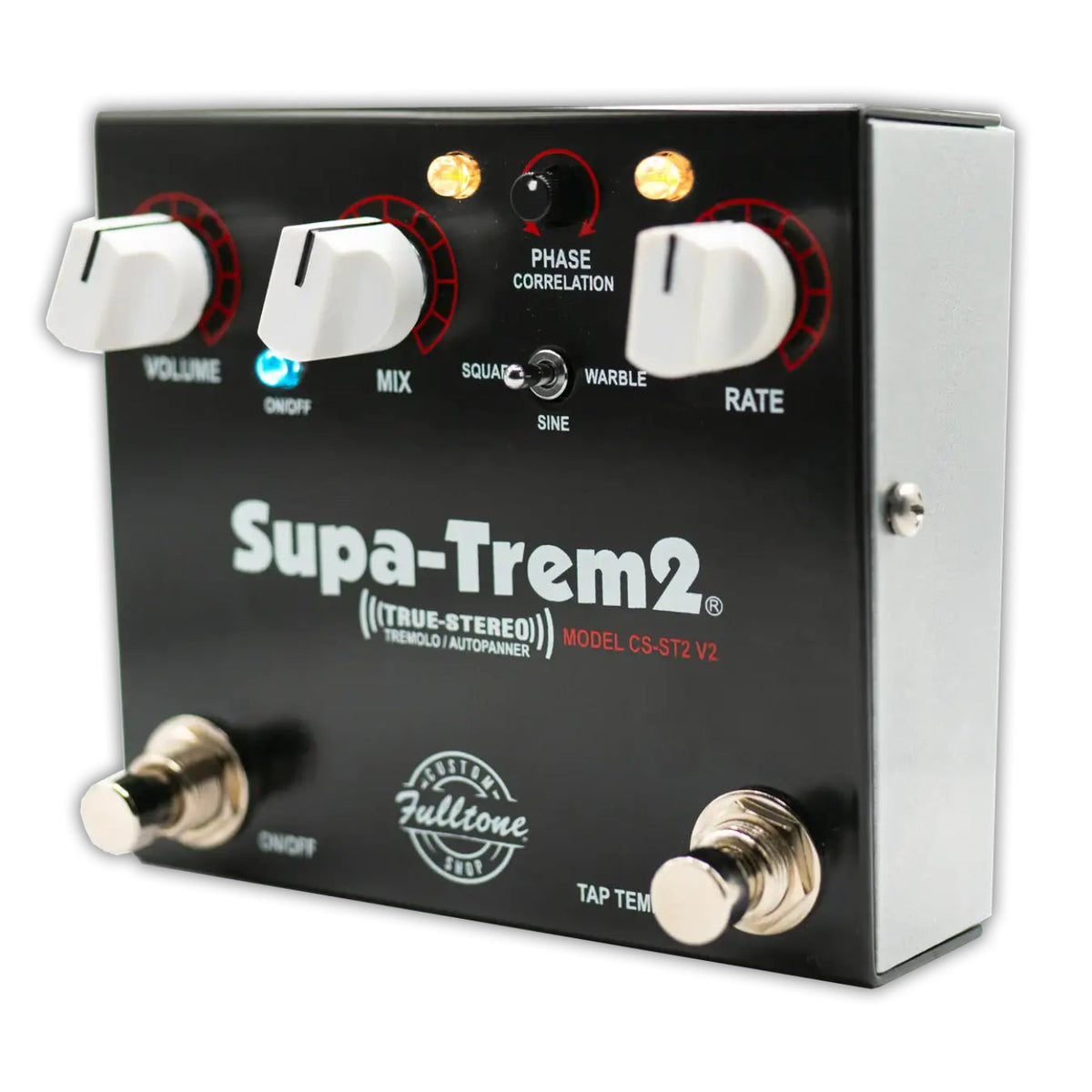 Fulltone CS ST2 Supa-Trem v2 Custom Shop Analog Stereo Pan / Tremolo Pedal-Fulltone-Infinite Music
