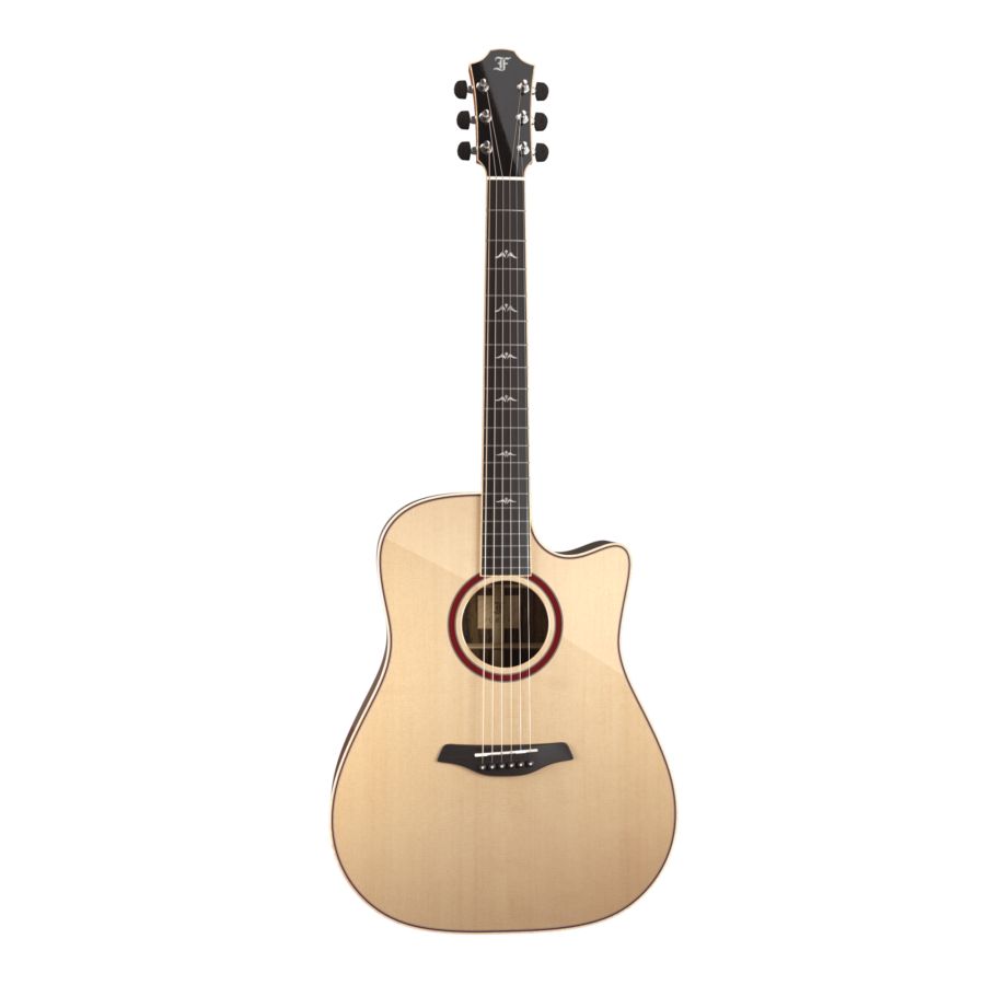 Furch Guitars Orange Dc-SR Acoustic Electric Guitar W/- Hiscox Hard Case-Furch Guitars-Infinite Music