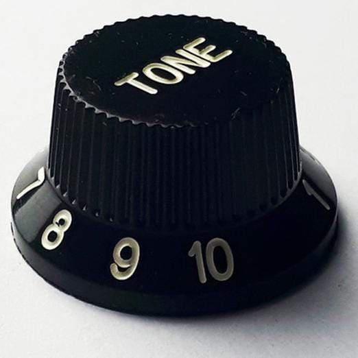 GT ABS ST-Style Tone Knobs in Black - Pack of 2-GT-Infinite Music