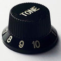 GT ABS ST-Style Tone Knobs in Black - Pack of 2-GT-Infinite Music