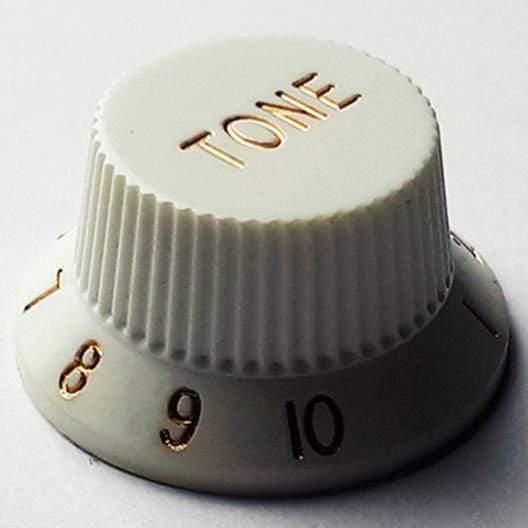 GT ABS ST-Style Tone Knobs in White-GT-Infinite Music