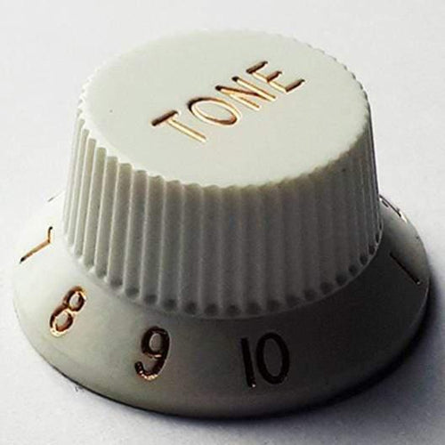 GT ABS ST-Style Tone Knobs in White-GT-Infinite Music