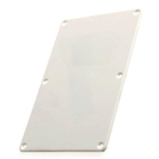 GT ABS Tremolo Spring Cover Back Plate in White-GT-Infinite Music