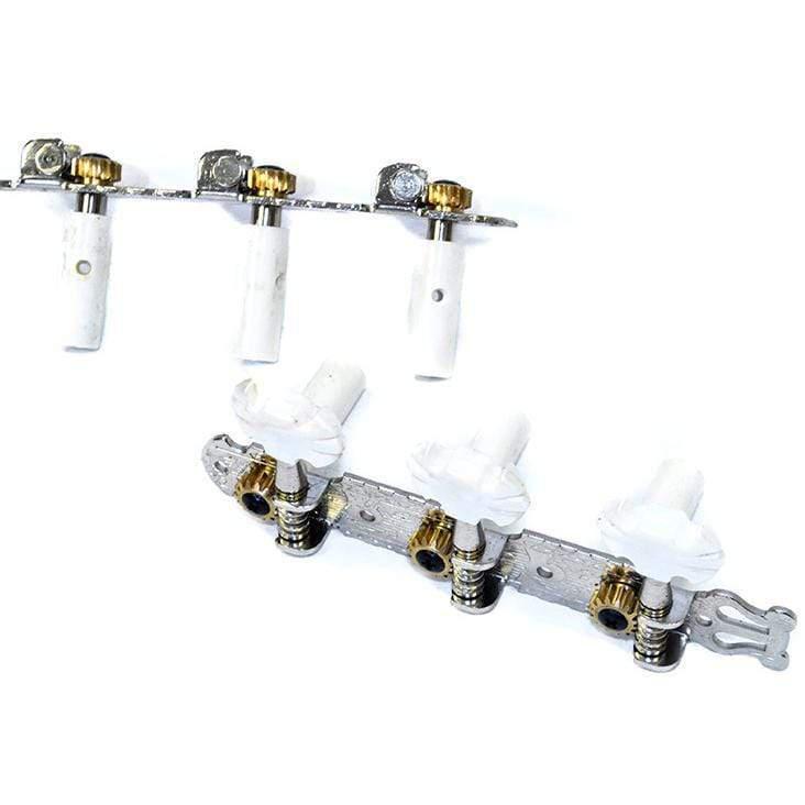 GT Classical Guitar Machine Heads on Decorative Plate - Nickel Finish-GT-Infinite Music