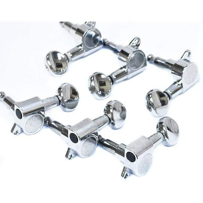 GT Electric Guitar Machine Heads - 6 Inline Chrome Finish-GT-Infinite Music