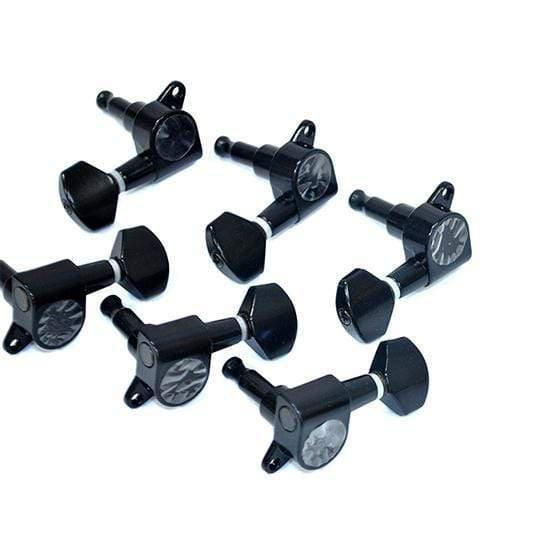 GT Electric Guitar Sealed Tuning Machines in Black Finish - 6-Inline-GT-Infinite Music