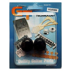 GT Metal Knurled Dome Knobs Black Finish-GT-Infinite Music