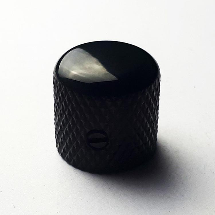 GT Metal Knurled Dome Knobs Black Finish-GT-Infinite Music
