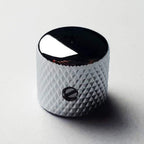 GT Metal Knurled Dome Knobs Chrome Finish-GT-Infinite Music