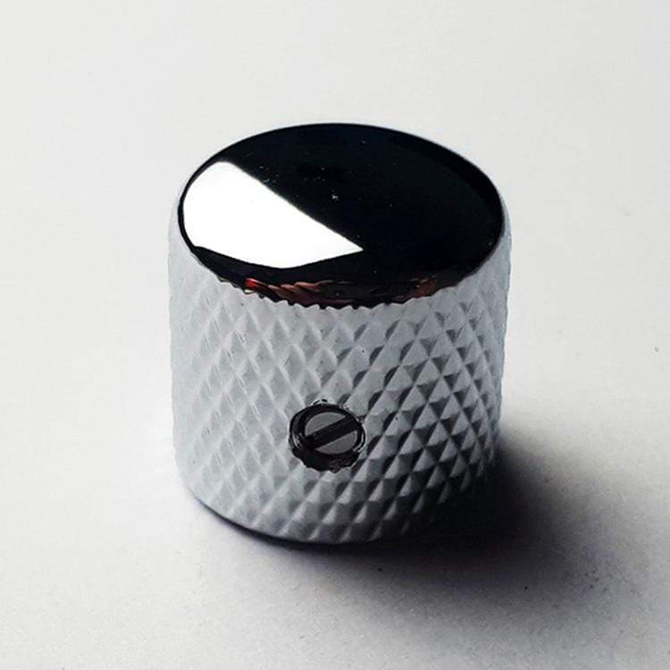 GT Metal Knurled Dome Knobs Chrome Finish-GT-Infinite Music