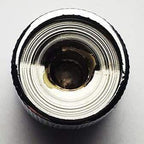 GT Metal Knurled Dome Knobs with Marker in Chrome Finish - Pack of 2-GT-Infinite Music