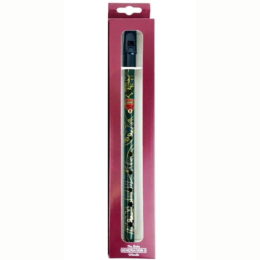 Generation Boho Designer English Tin Penny Whistle in Macdougal Green - Key of D-Generation Music-Infinite Music