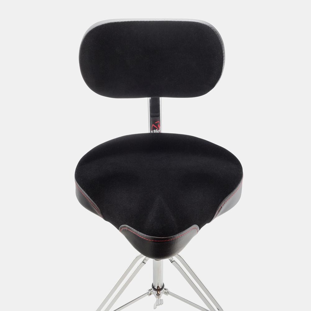 Gibraltar 9600 Series Drum Throne with Oversized Motostyle Seat and Adjustable Backrest-Gibraltar-Infinite Music