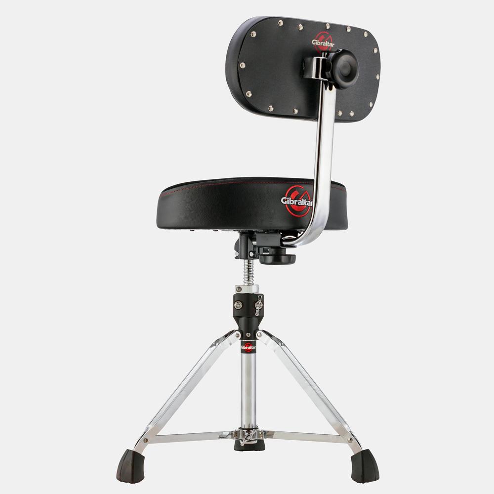 Gibraltar 9600 Series Drum Throne with Oversized Motostyle Seat and Adjustable Backrest-Gibraltar-Infinite Music