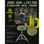Gibraltar 9600 Series "Josh Dun" Signature Pro Round Drum Throne-Gibraltar-Infinite Music