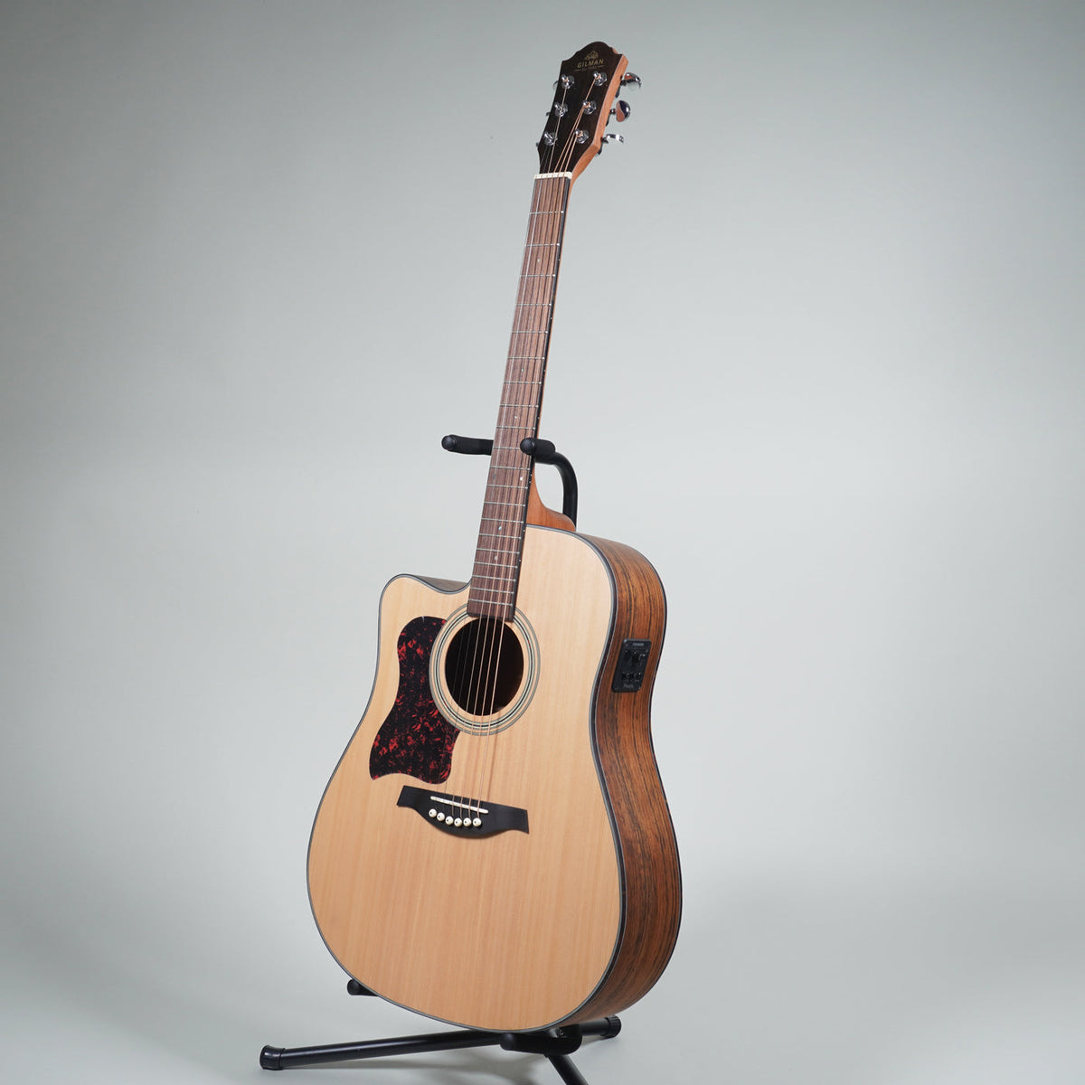 Gilman Guitars 50 Series Left Hand Acoustic Electric Guitar - Natural Satin-Gilman Guitars-Infinite Music