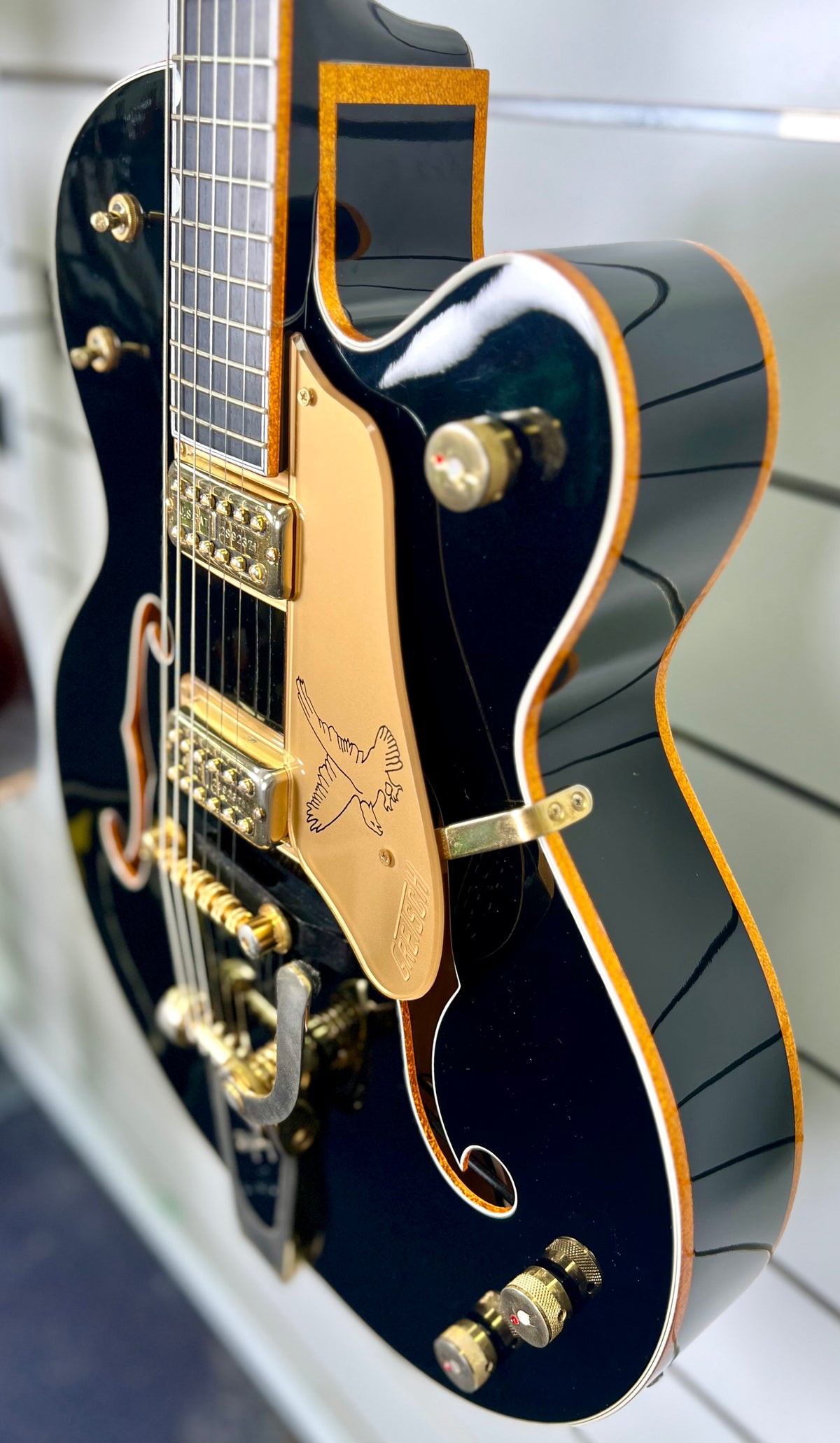 Gretsch Black Falcon -G6136TBK - 2005 with Original Hard Case (Pre Owned)-Gretsch-Infinite Music