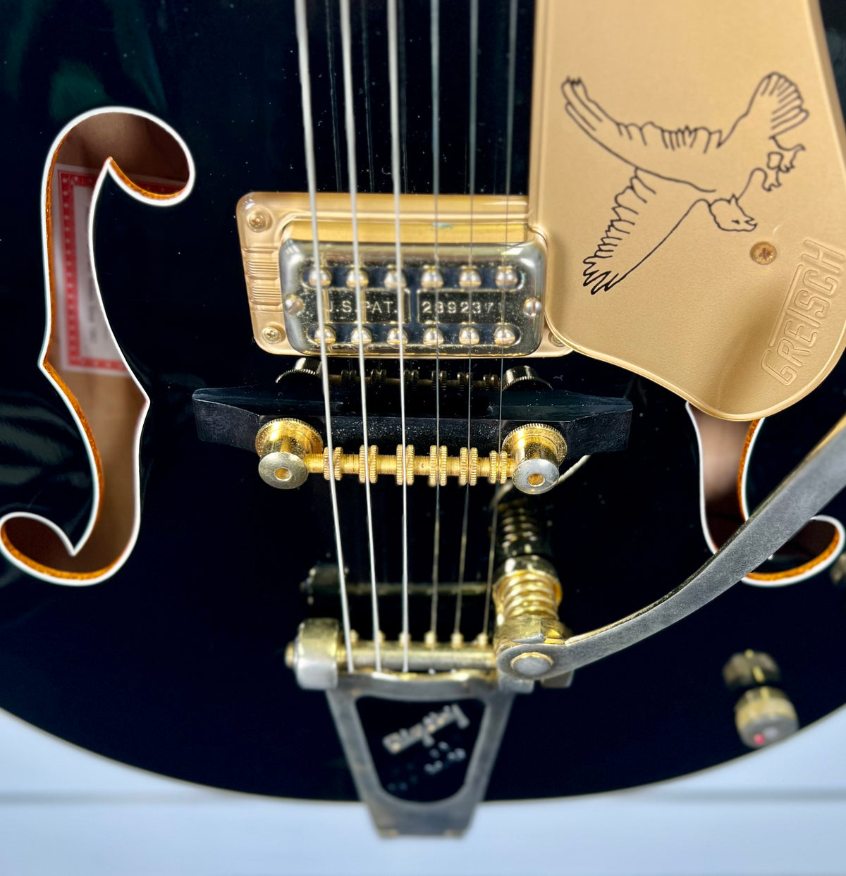 Gretsch Black Falcon -G6136TBK - 2005 with Original Hard Case (Pre Owned)-Gretsch-Infinite Music