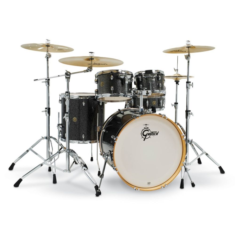 Gretsch CM1-E825-BS Catalina Maple 5pc Drum Shell Pack - Black Stardust-Gretsch-Infinite Music