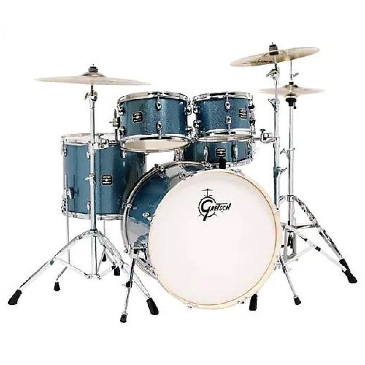 Gretsch GE4E825BS Energy Series 5pc Drum Kit - Blue Sparkle-Gretsch-Infinite Music