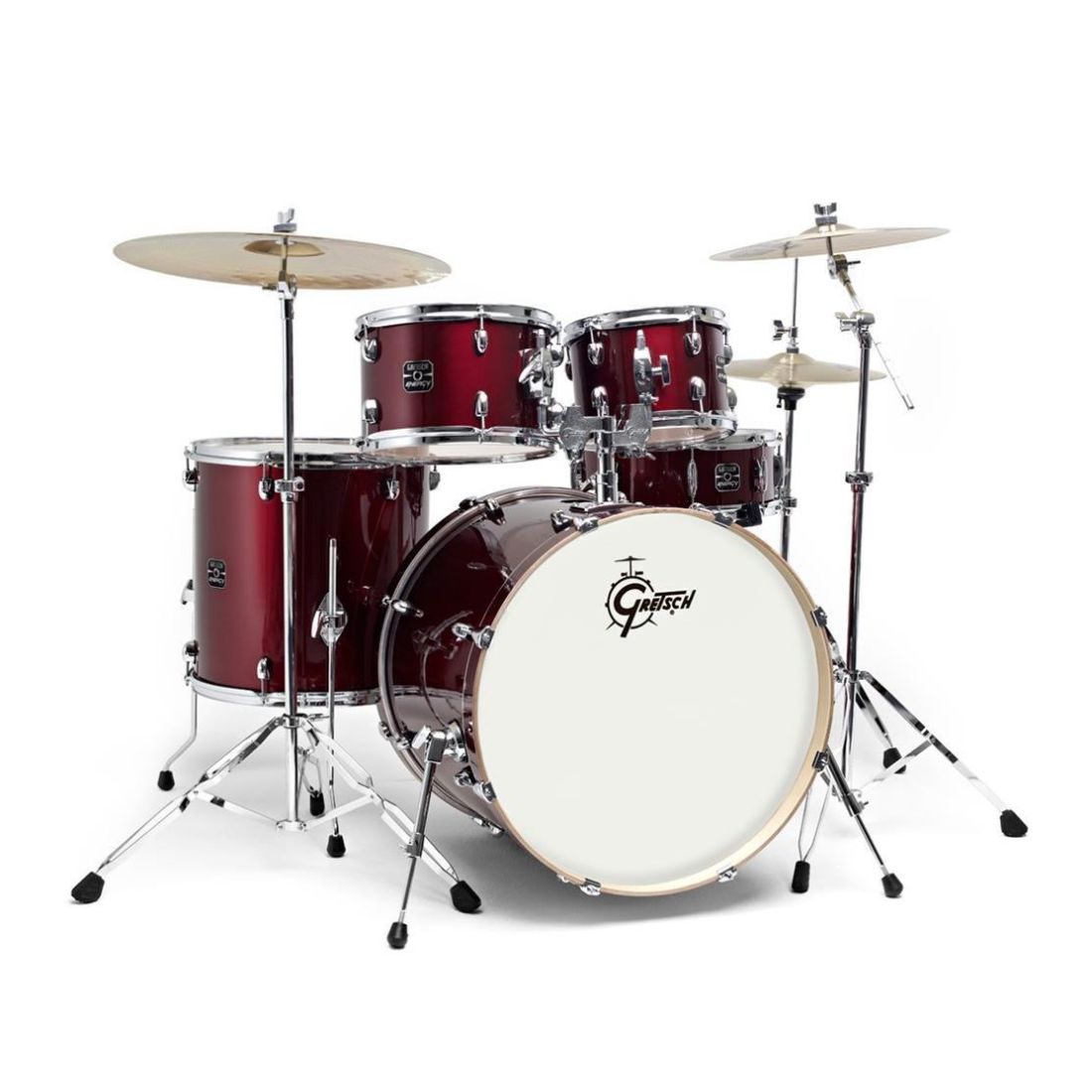 Gretsch GE4E825R Energy Series 5pc Drum Kit - Ruby Sparkle-Gretsch-Infinite Music