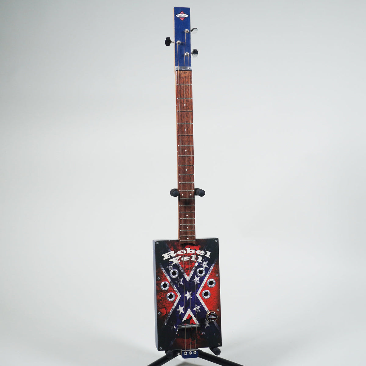 Groove Art Guitars Rebel Yell Cigar Box Guitar-Groove Art Guitars-Infinite Music
