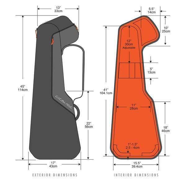 Gruv Gear GigBlade™ 2 Electric Guitar GigBag Black-Gruv Gear-Infinite Music