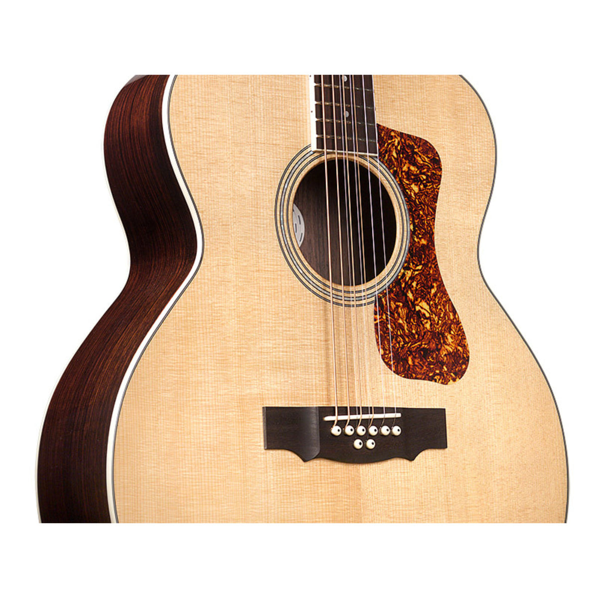 Guild BT-258E BARITONE 8 STRING Acoustic Guitar W/- Fishman Pickup & DLX Gig Bag- NATURAL-Guild-Infinite Music