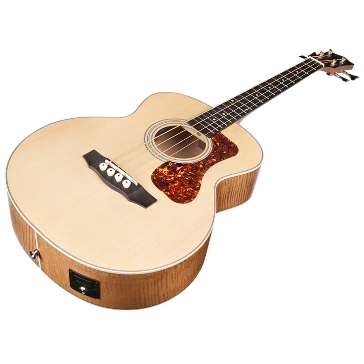 Guild Jumbo JNR Acoustic Bass W/- Fishman Pickup & DLX Gig Bag- ANTIQUE BLOND-Guild-Infinite Music